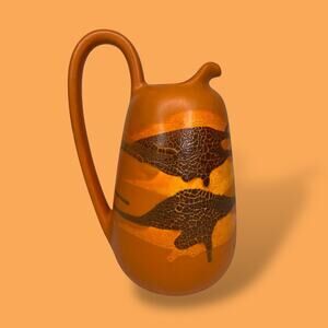 Vintage 70s Royal Haeger Lava Glaze Pottery Pitcher Jug Late Mid Century MCM USA